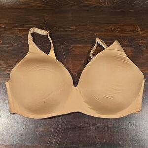 Soma Vanishing 360 Wireless Bra - Nude Beige - Size 40D